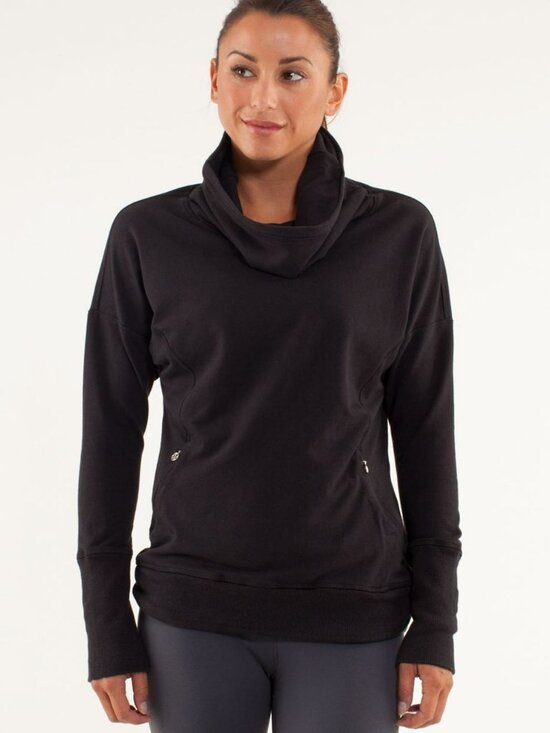 lululemon athletica Tops - Lululemon Run: Rest Day Pullover SIZE 4 Black